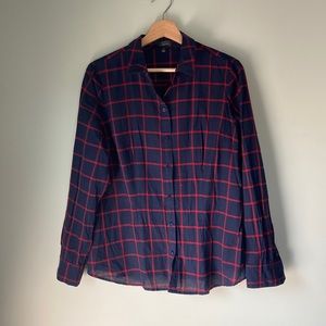 The Limited plaid button down